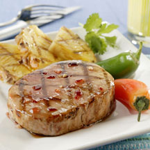 Fiery Island Pineapple Pork Chops