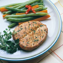 Herbed Butterfly Pork Chops