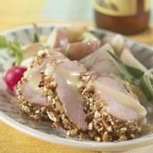 Honey-Kissed Pretzel Crusted Pork Tenderloin