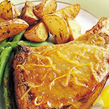 Orange-Marmalade Sirloin Chops