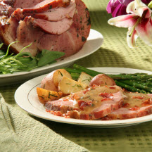 Roasted Ham Saltimbocca