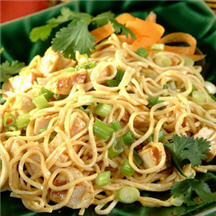 Angel Hair Pasta and Chicken with Oriental Dressing