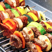 Chicken Skewers in Grapefruit Marinade