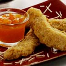 Crispy Chicken Strips with Sweet and Sour Dipping Sauce