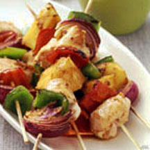 Hawaiian Chicken Kebobs