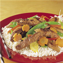 Mandarin Turkey Tenderloin Stir Fry