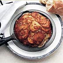 Skillet Gratin of Smoked Turkey