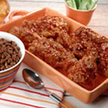 Southern Fried Barbecue Chicken