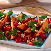 Sweet Potato Wedges with Parsley Salad