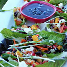 Confetti Fruit and Veggie Lettuce Wraps