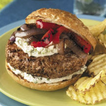 Garlic-Herb Cheeseburger