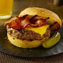 Maple-Bacon Beer Burger