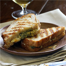 Pesto Grilled Cheese