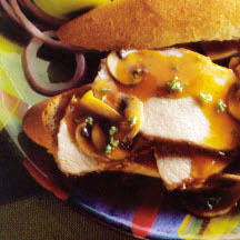 Pork and Mushroom au Jus Sandwiches