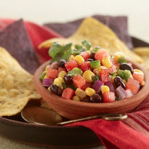 Watermelon, Black Bean and Corn Salsa