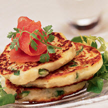 Idaho® Potato and Asparagus Pancakes