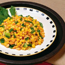 Pine Nuts and Corn Stir-Fry