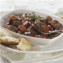 Beef & Stout Stew with Chocolatier Sauce