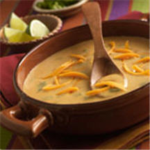 Cheddar Cheese and Poblano Chile Soup