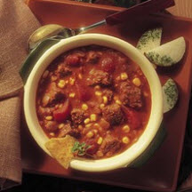 Chunky Beef and Corn Chili