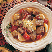 Savory Beef Stew with Roasted Vegetable